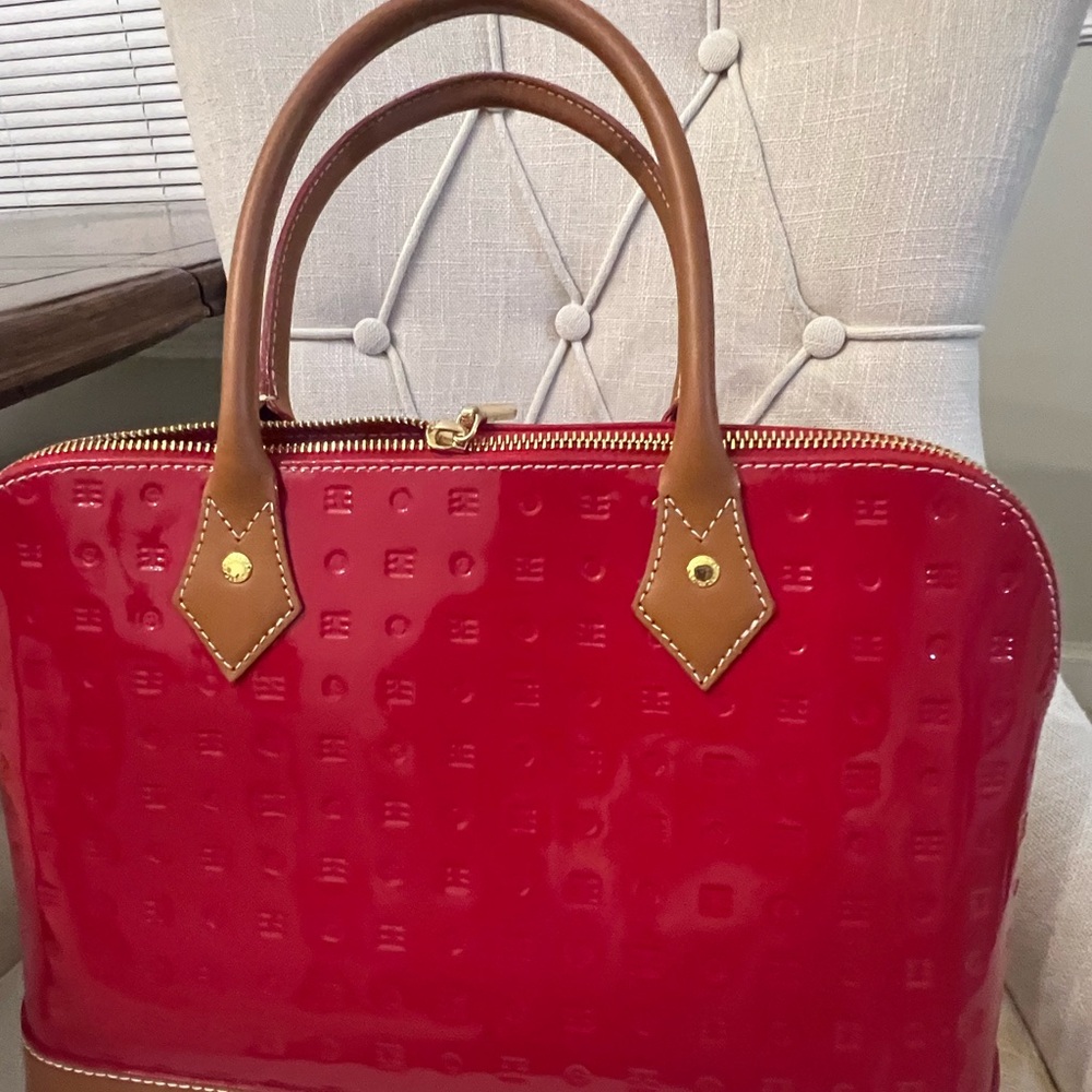 Elegant Red Designer Arcadia Handbag